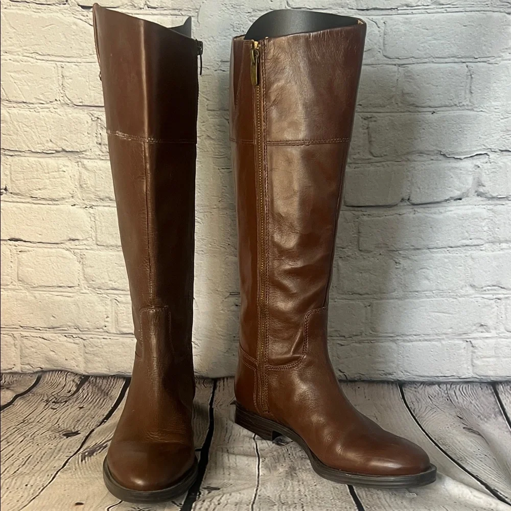Enzo Angiolini Brown Over the Knee Boots